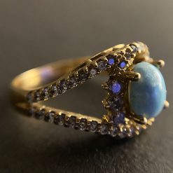 انگشتر فیروزه زنانه (کد 7797)