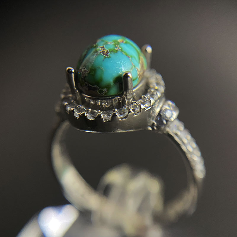 انگشتر فیروزه زنانه (کد 2341) - Image 3