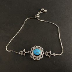 دستبند فیروزه زنانه (کد 2335)