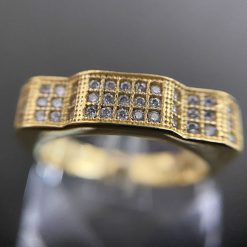 انگشتر طلا روس مردانه (کد 7836)
