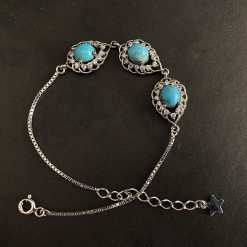 دستبند فیروزه زنانه (کد 2333)