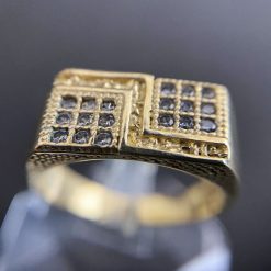 انگشتر طلا روس مردانه (کد 7829)