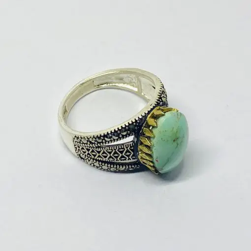 انگشتر فیروزه مردانه (کد 2325) - Image 12