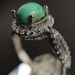 Alternative view of انگشتر فیروزه زنانه (کد 2350)
