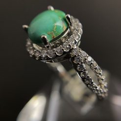 انگشتر فیروزه زنانه (کد 2350)