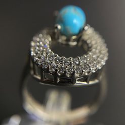 انگشتر فیروزه زنانه (کد 2353)