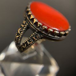انگشتر عقیق مردانه (کد 2315)