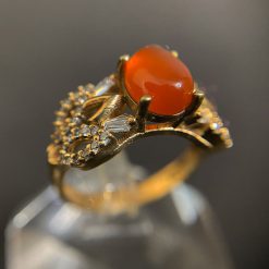 انگشتر زنانه طلاروس (کد 2291)