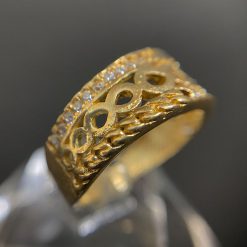 انگشتر طلاروس زنانه (کد 2320)