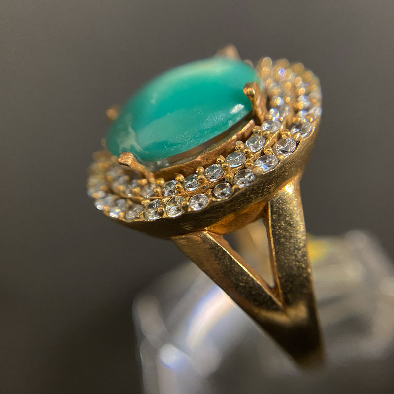 انگشتر زنانه فیروزه (کد 2296) - Image 5