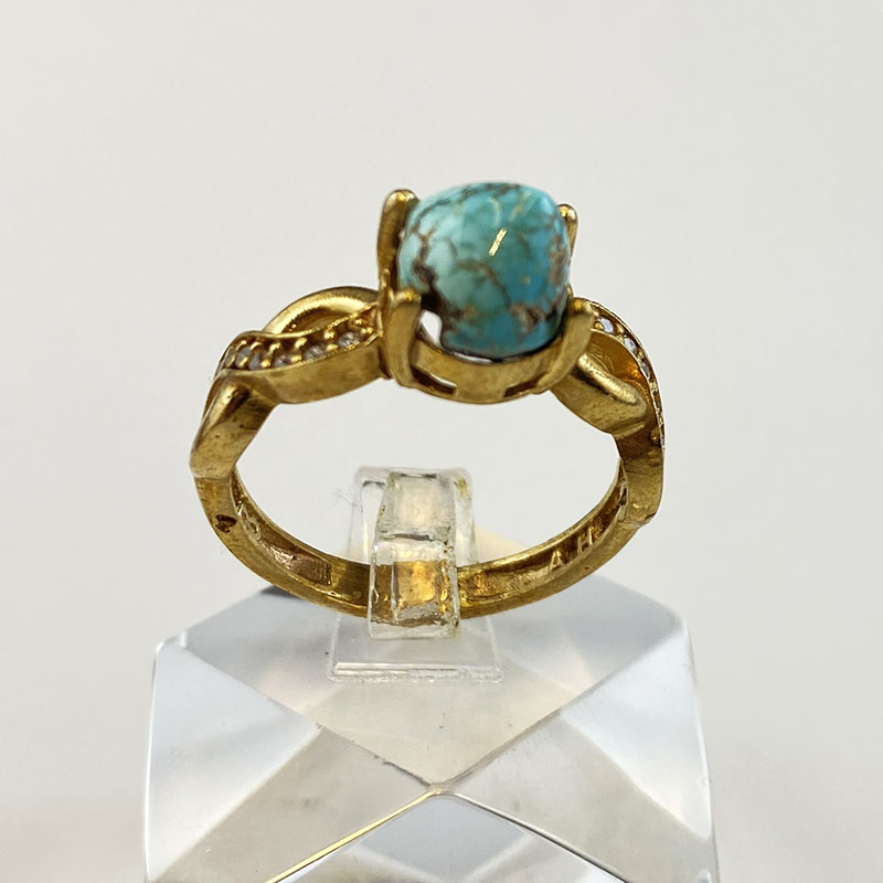 انگشتر زنانه فیروزه (کد 0502) - Image 7