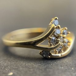انگشتر زنانه طلاروس (کد 0514)