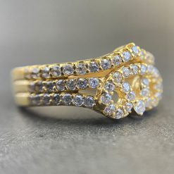 انگشتر زنانه طلاروس (کد 0527)