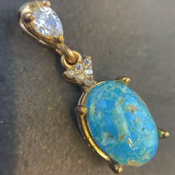 پلاک فیروزه نیشابور طلاروس (کد 0534)