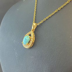 پلاک فیروزه نیشابور طلاروس (کد 0535)
